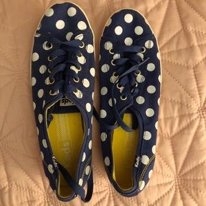 Keds - Blue/white polka dot